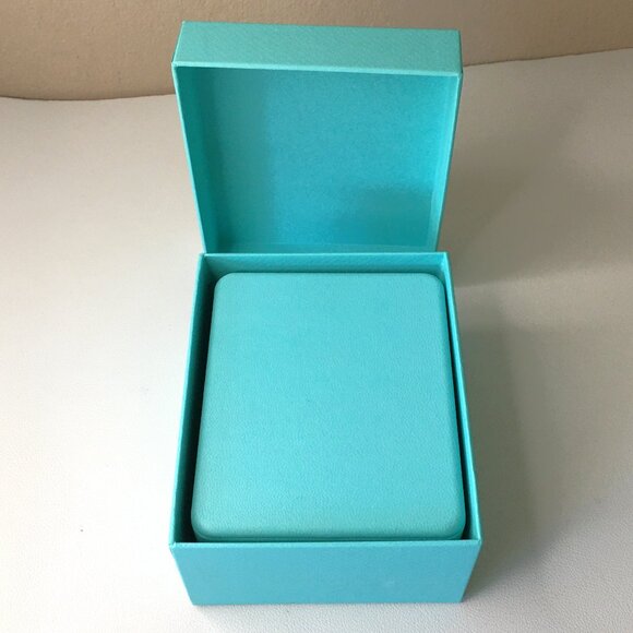 TIFFANY & CO Leather Necklace Presentation Box with Exterior Gift Box **MINT** - Picture 4 of 11